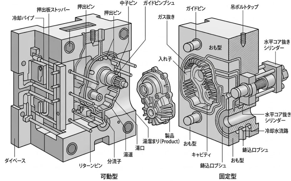 金型図